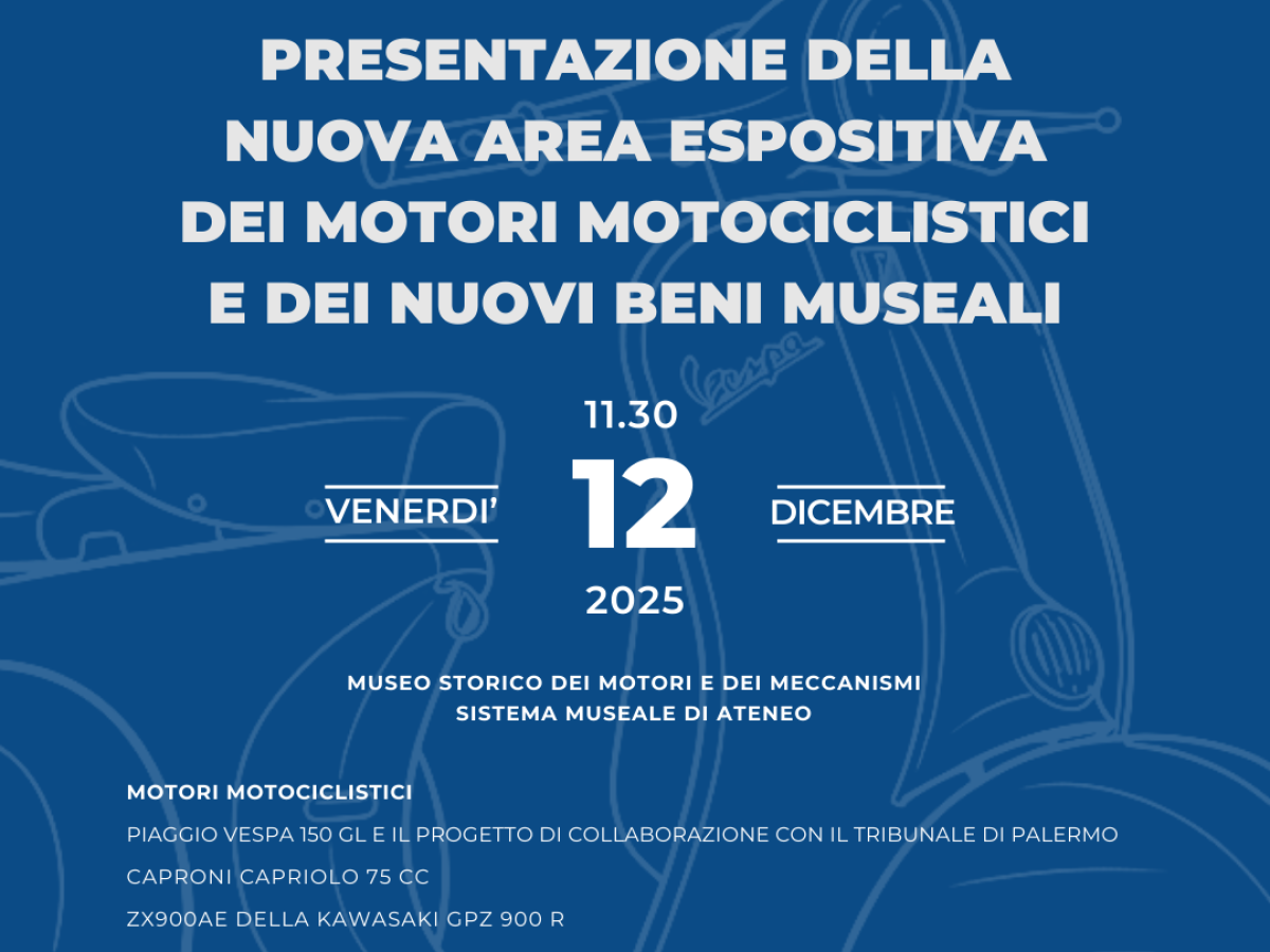 Locandina presentazione nuova area motori motociclistici - 12 dicembre 2025 Locandina presentazione nuova area motori motociclistici - 12 dicembre 2025